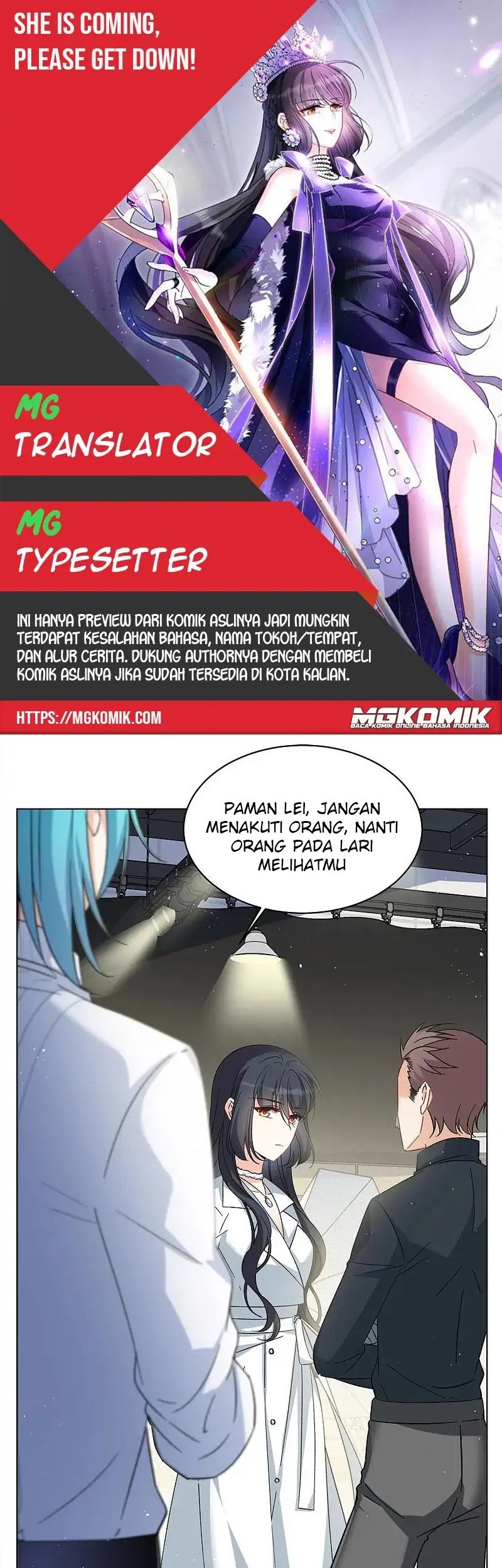She Is Coming, Please Get Down! Chapter 69.1 - halaman 1