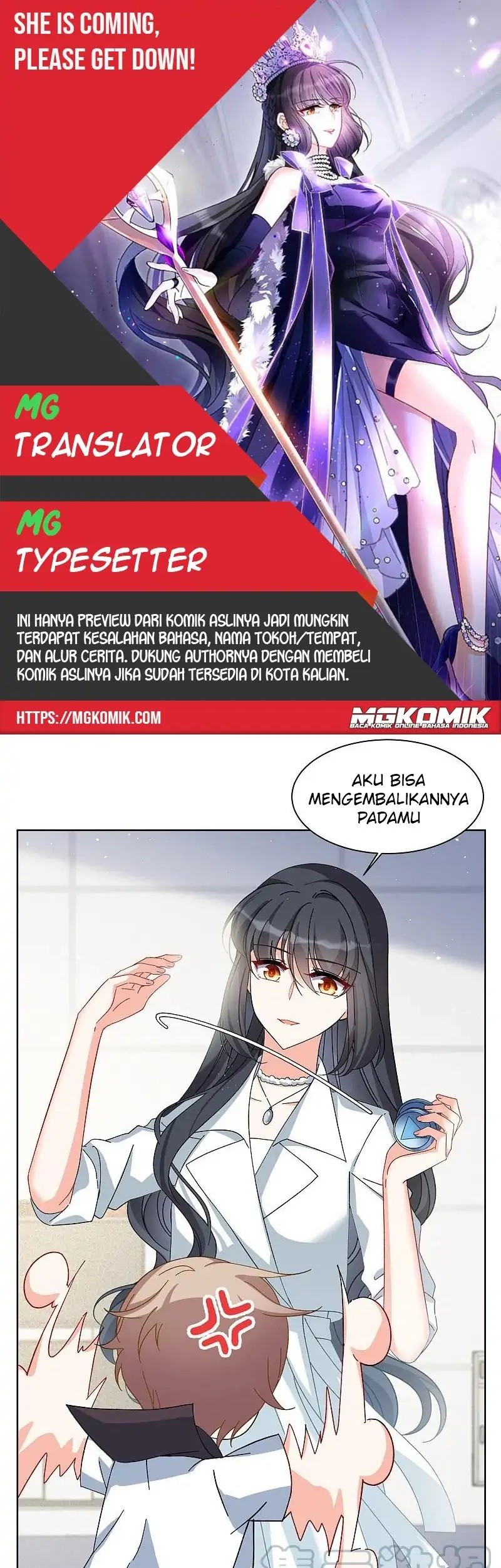 She Is Coming, Please Get Down! Chapter 69.3 - halaman 1