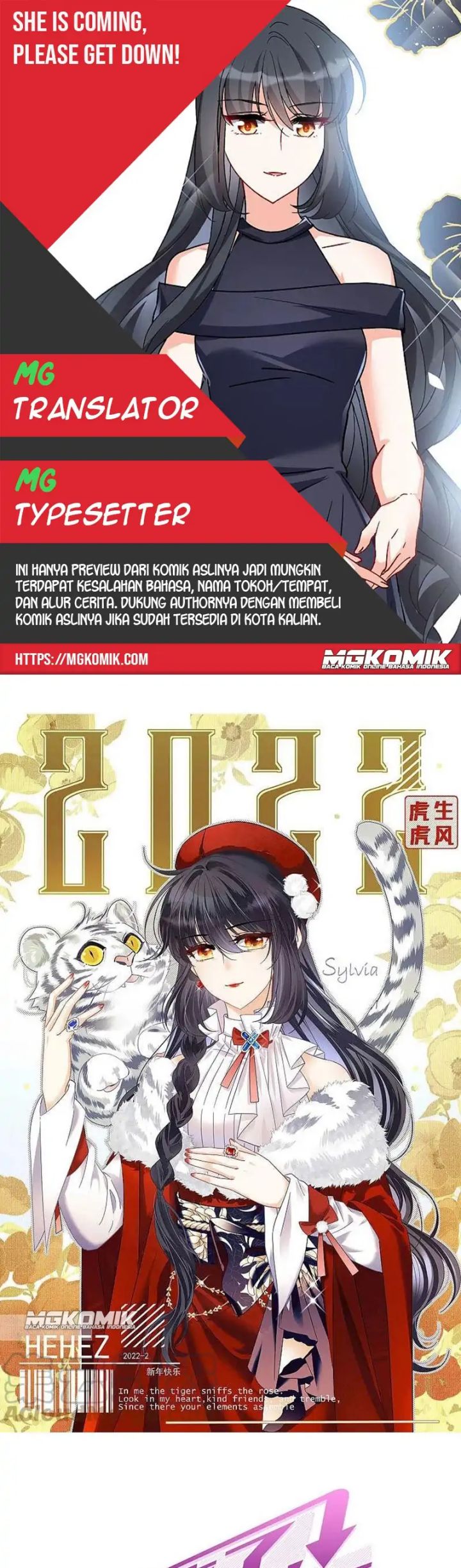 She Is Coming, Please Get Down! Chapter 75.2 - halaman 1