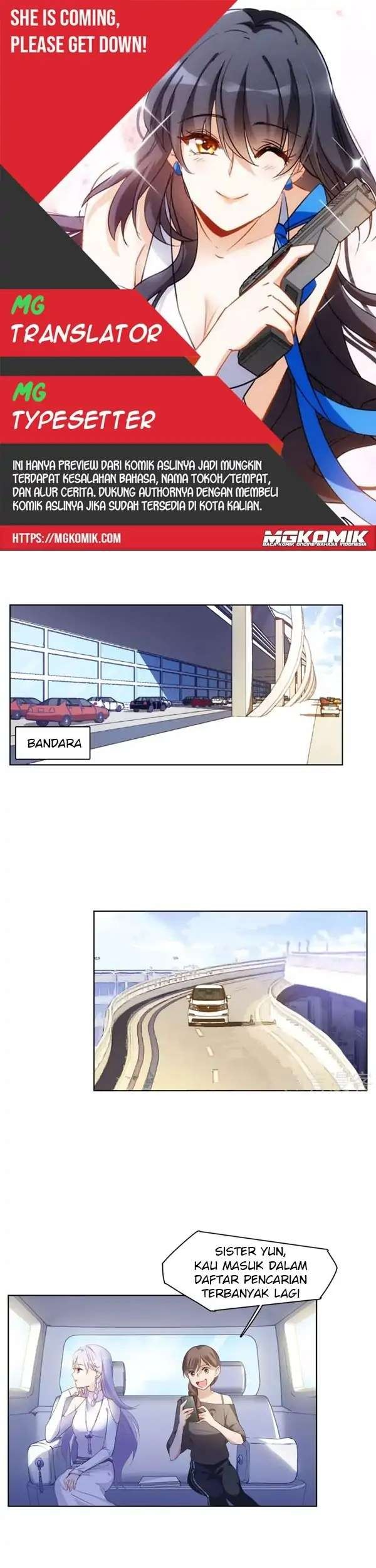 She Is Coming, Please Get Down! Chapter 9 - halaman 1