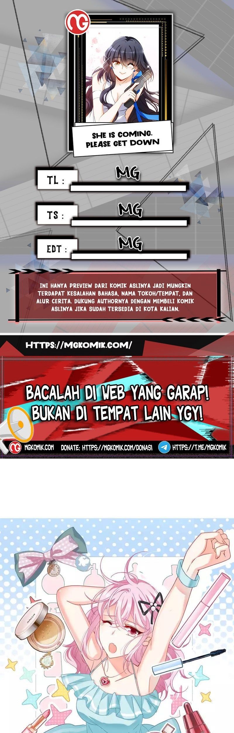 She Is Coming, Please Get Down! Chapter 91.1 - halaman 1