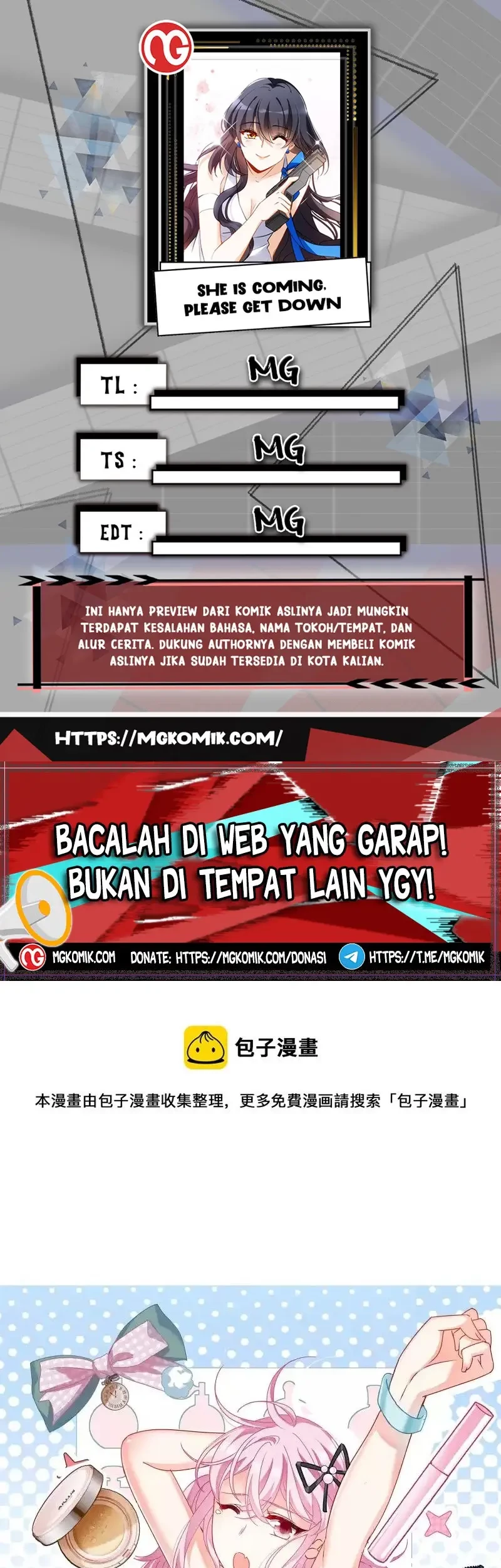 She Is Coming, Please Get Down! Chapter 92.3 - halaman 1