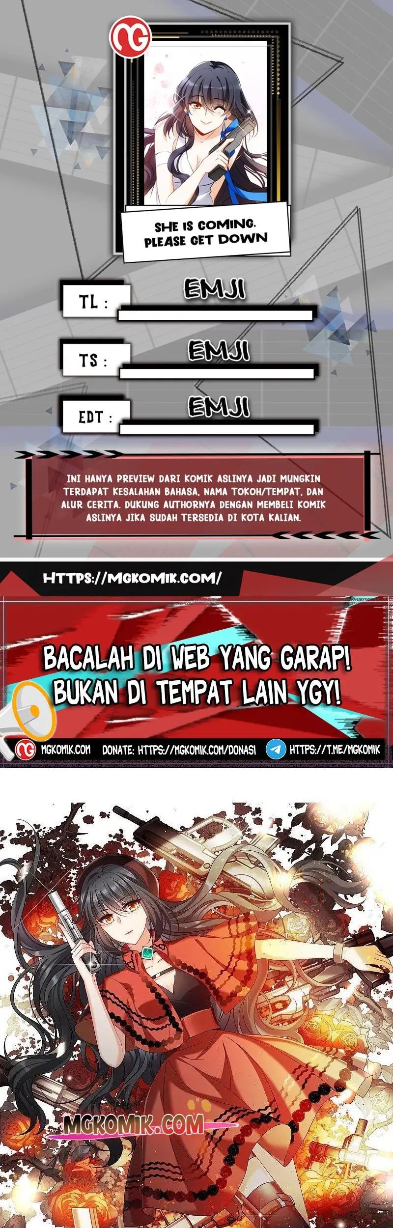 She Is Coming, Please Get Down! Chapter 94.3 - halaman 1