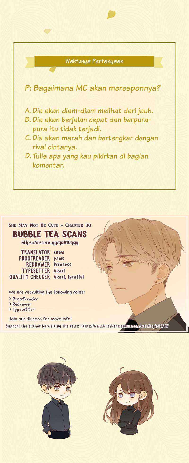 She May Not Be Cute Chapter 30 - halaman 33
