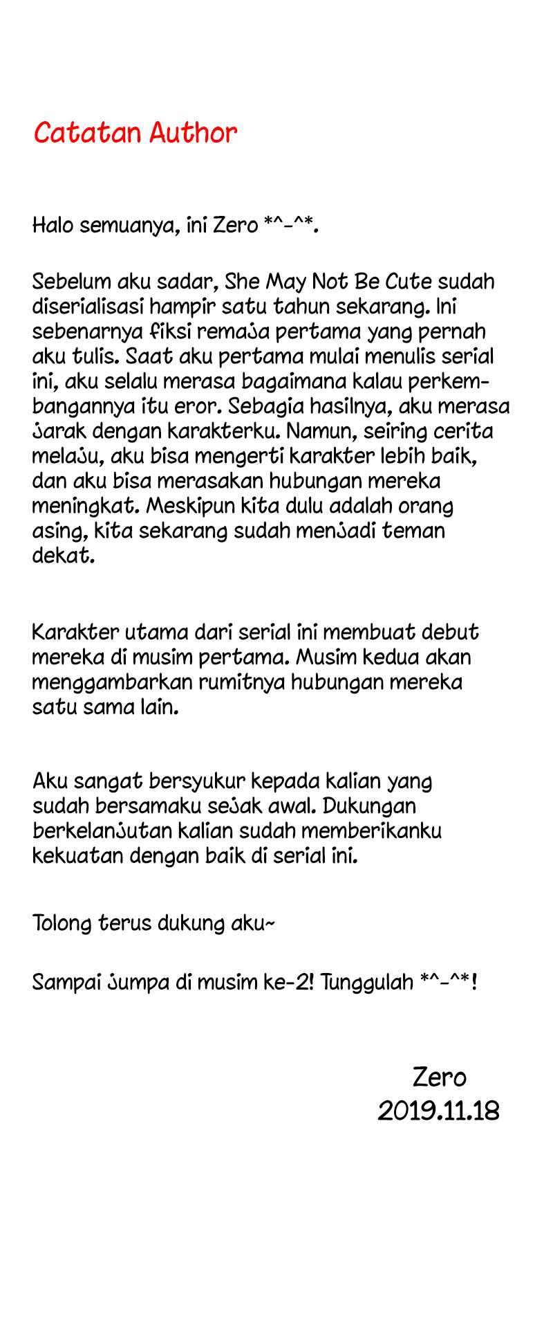 She May Not Be Cute Chapter 37 - halaman 43
