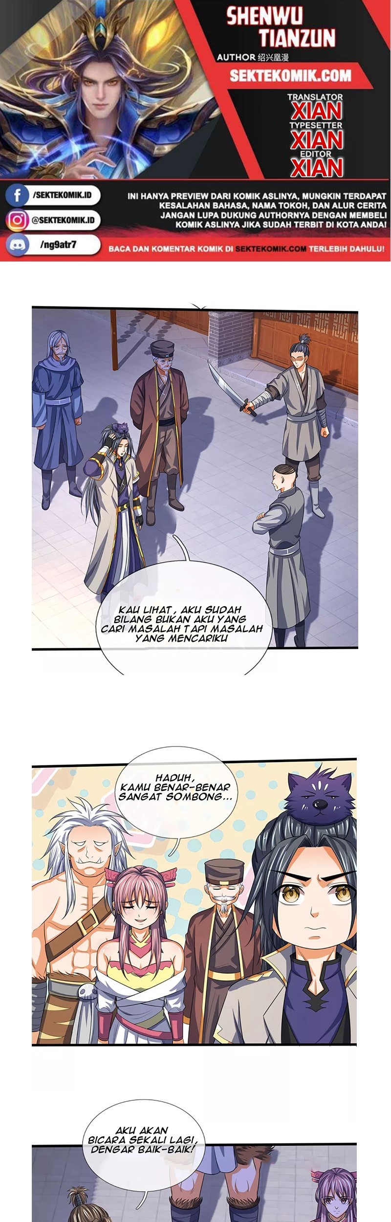 Shenwu Tianzun Chapter 330 - halaman 1