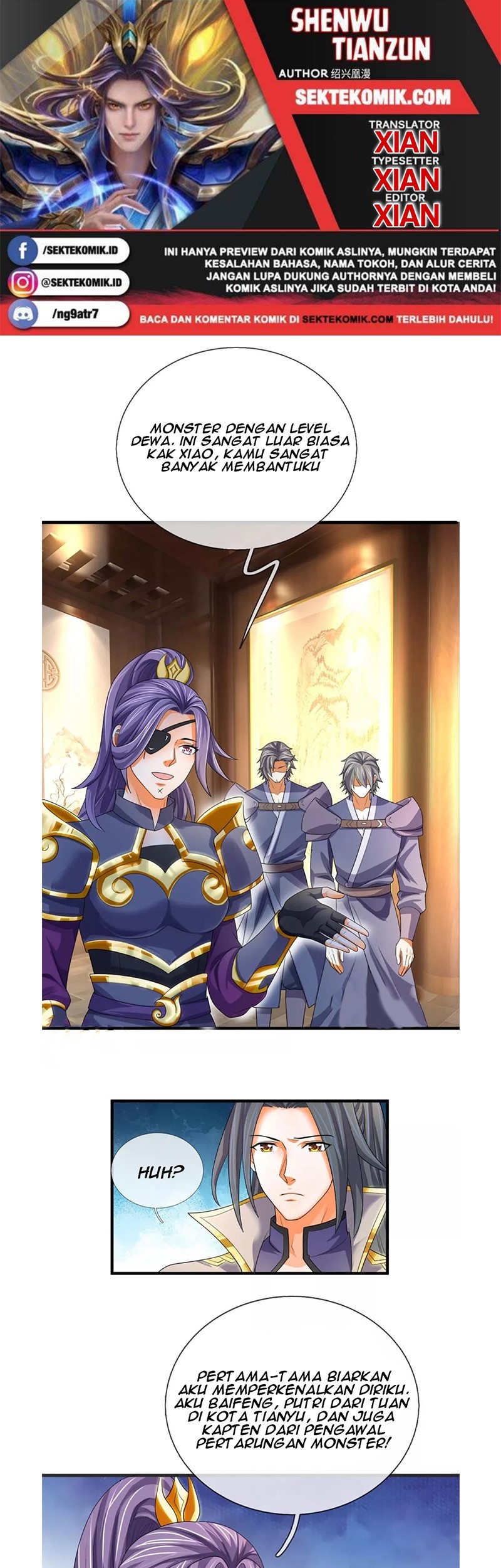 Shenwu Tianzun Chapter 332 - halaman 1