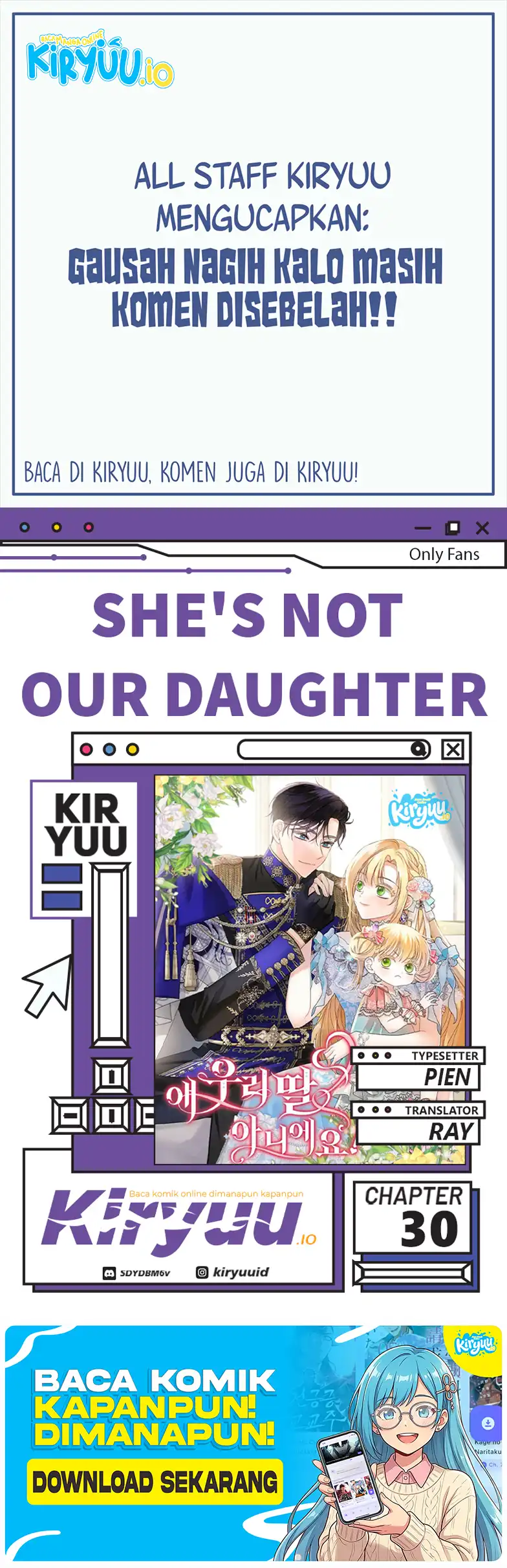 She's Not Our Daughter! Chapter 30 - halaman 1