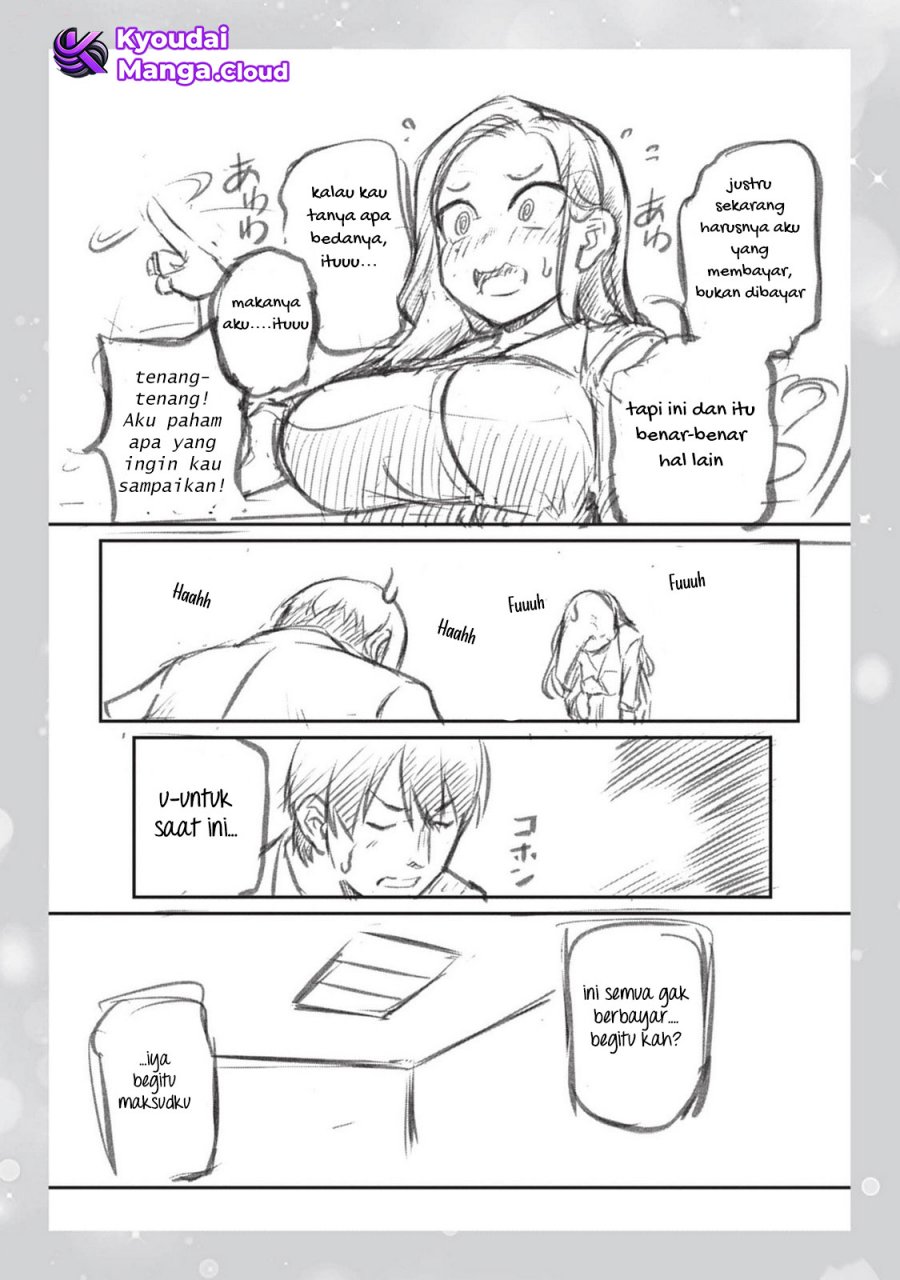 Shigoto Kaeri, Dokushin no Bijin Doushi ni Tanomarete Chapter 4.5 - halaman 5