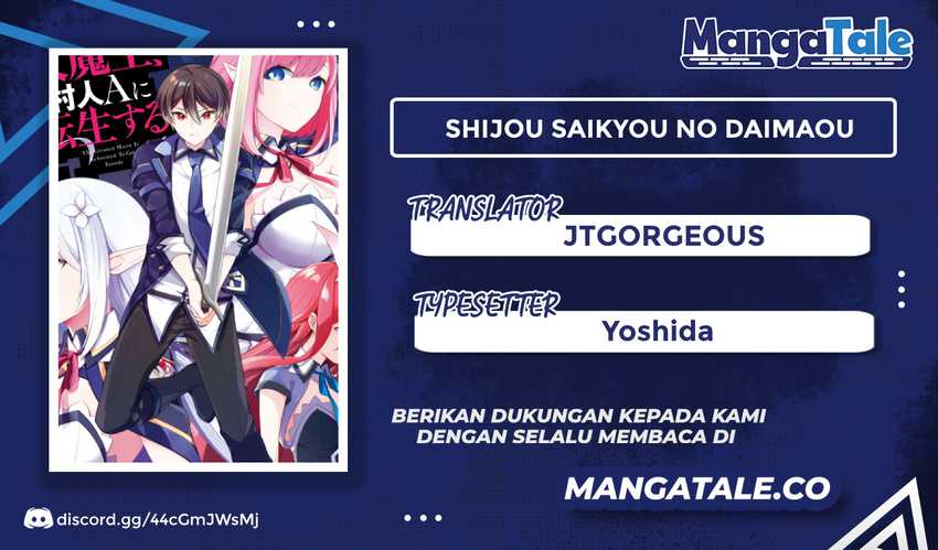 Shijou Saikyou no Daimaou, Murabito A ni Tensei suru Chapter 22.2 - halaman 1