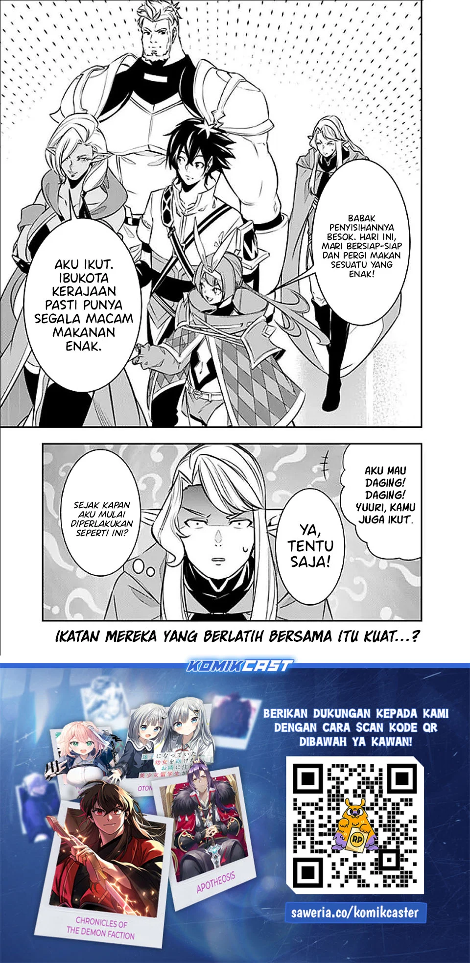 Shijou Saikyou no Mahou Kenshi, F Rank Boukensha ni Tensei Suru Chapter 145 - halaman 16