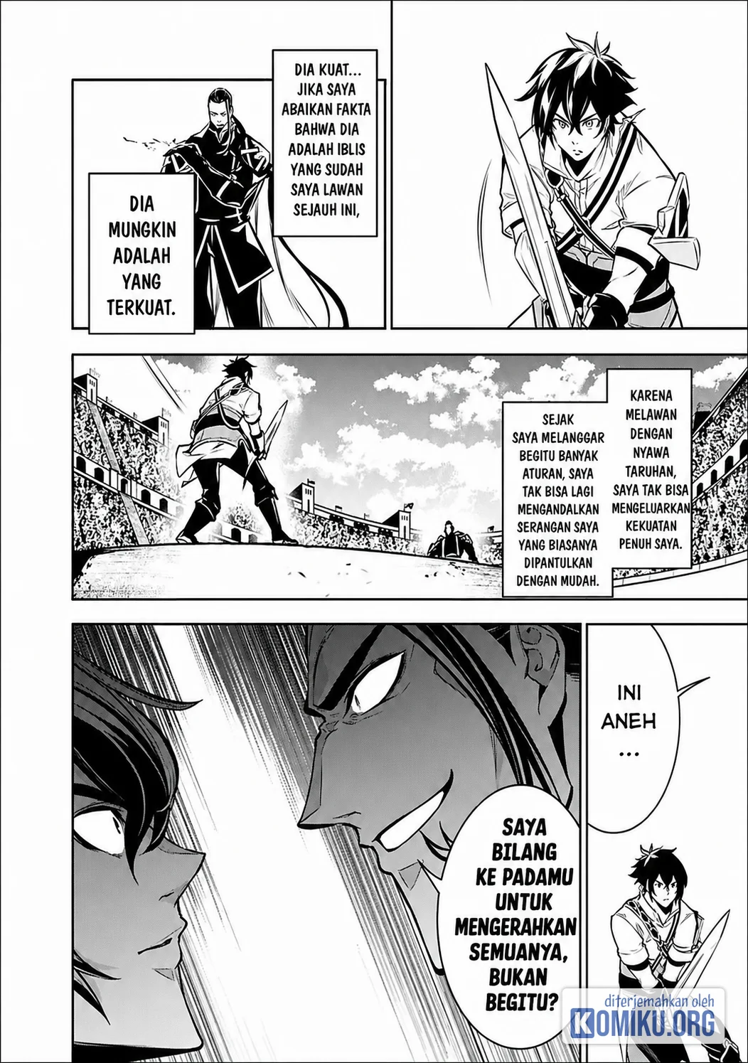 Shijou Saikyou no Mahou Kenshi, F Rank Boukensha ni Tensei Suru Chapter 154 - halaman 8