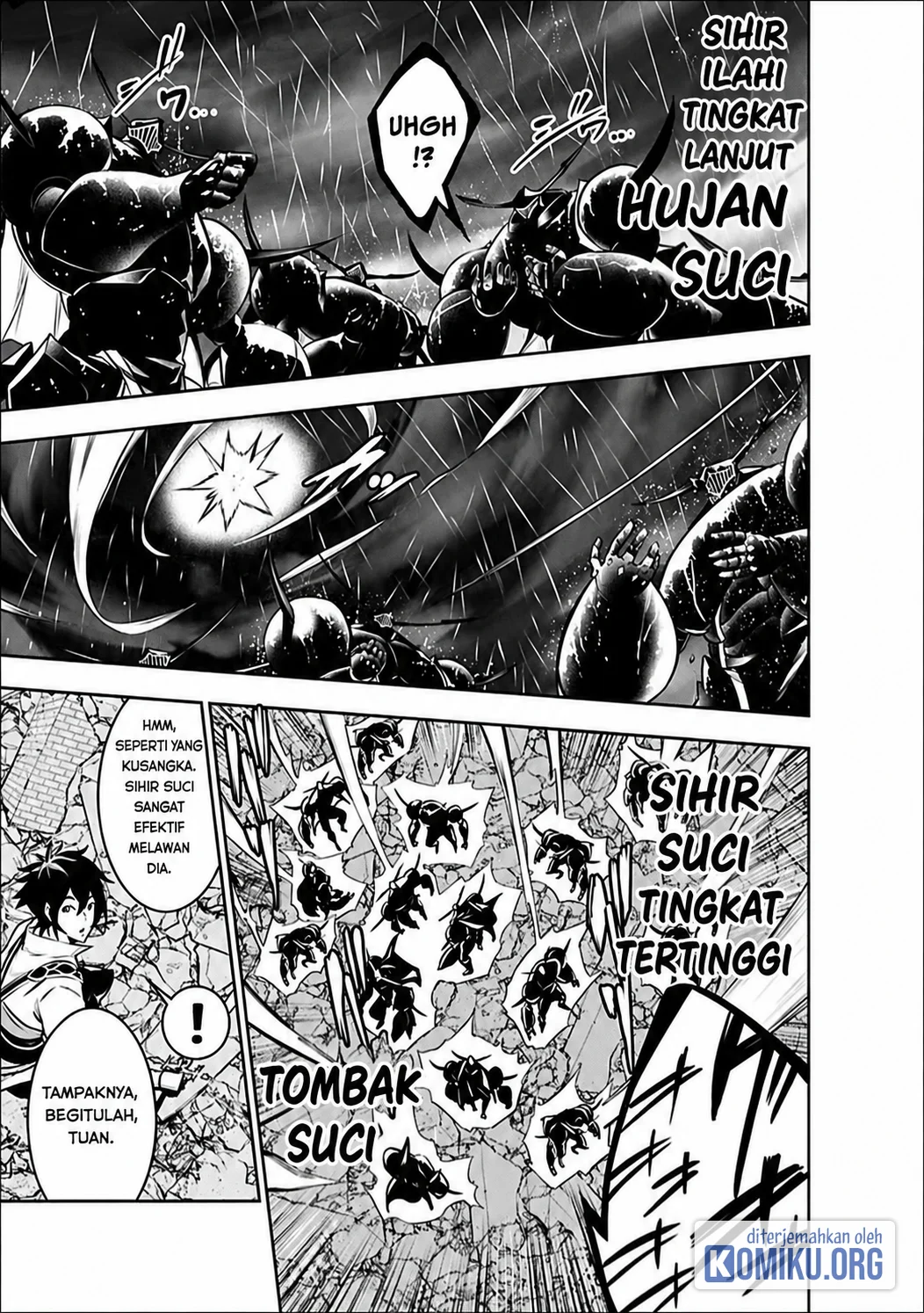 Shijou Saikyou no Mahou Kenshi, F Rank Boukensha ni Tensei Suru Chapter 157 - halaman 3
