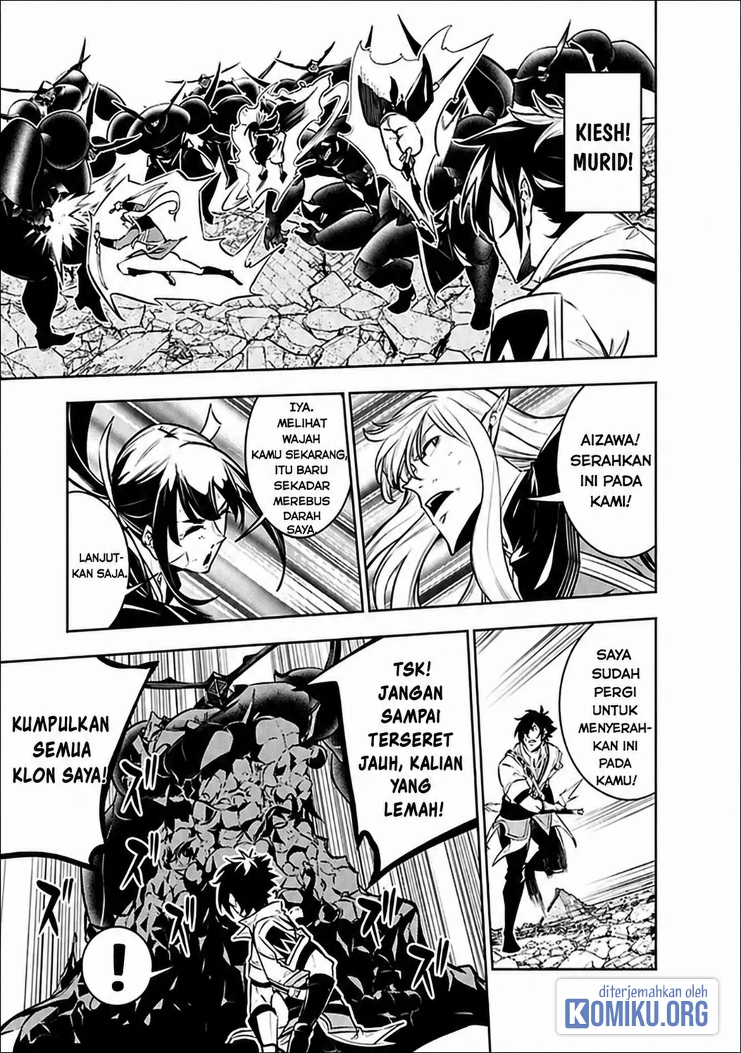 Shijou Saikyou no Mahou Kenshi, F Rank Boukensha ni Tensei Suru Chapter 157 - halaman 5