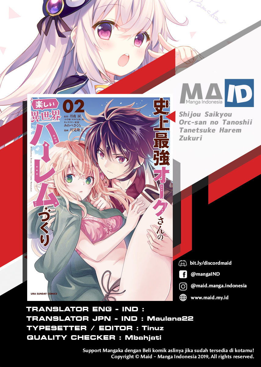 Shijou Saikyou Orc-san no Tanoshii Tanetsuke Harem Zukuri Chapter 18 - halaman 2