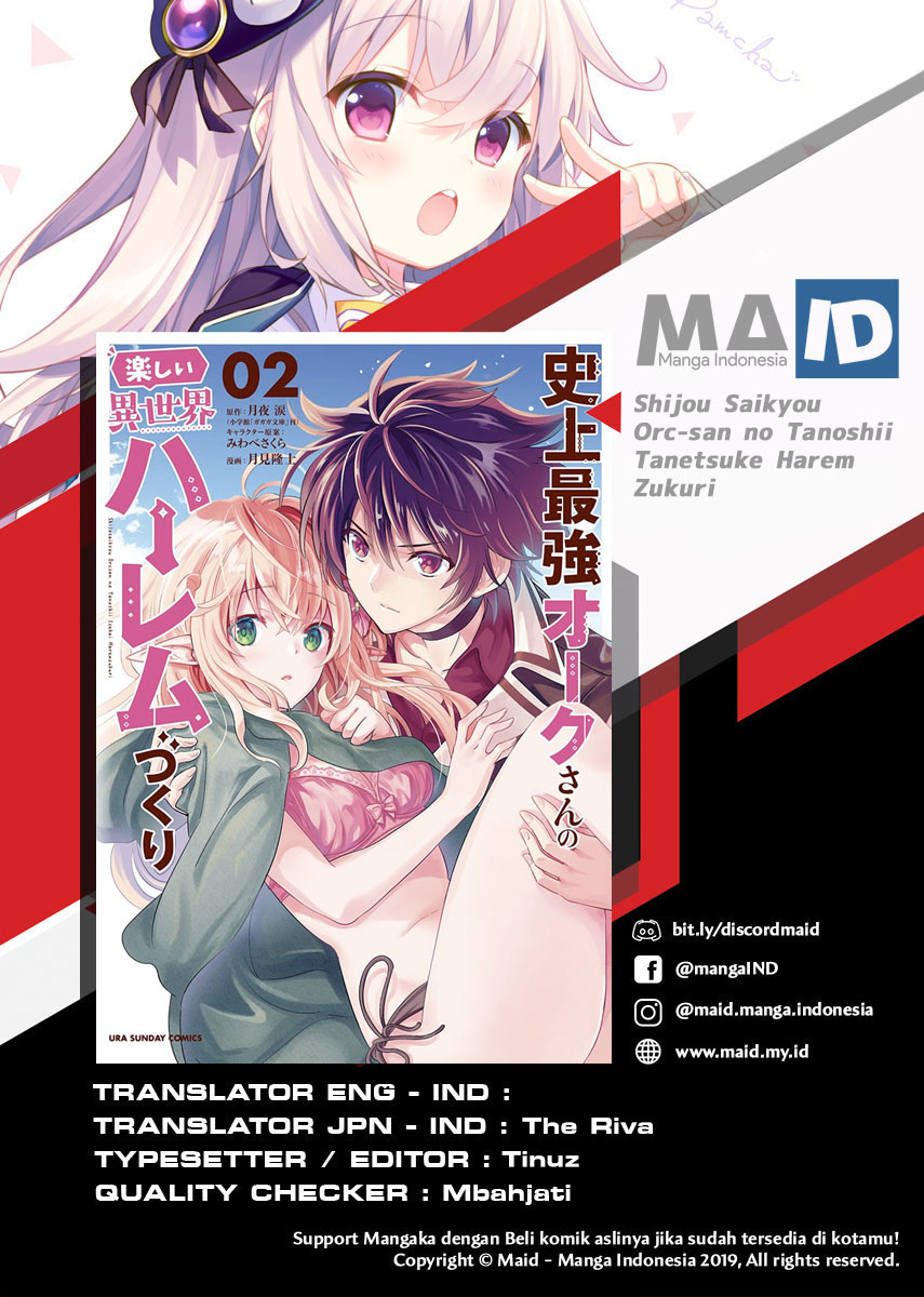 Shijou Saikyou Orc-san no Tanoshii Tanetsuke Harem Zukuri Chapter 19 - halaman 2