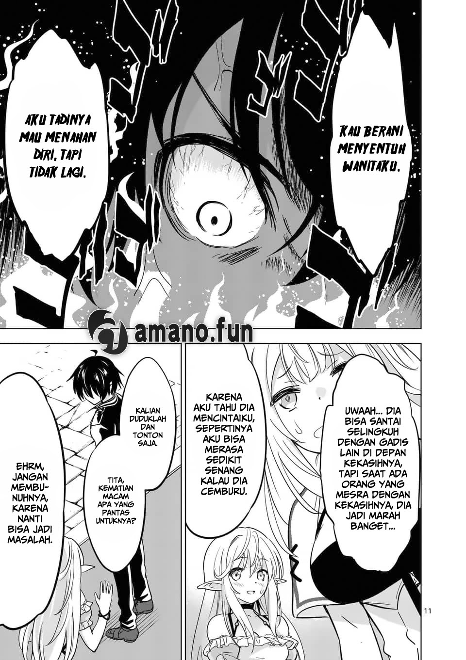 Shijou Saikyou Orc-san no Tanoshii Tanetsuke Harem Zukuri Chapter 30 - halaman 11
