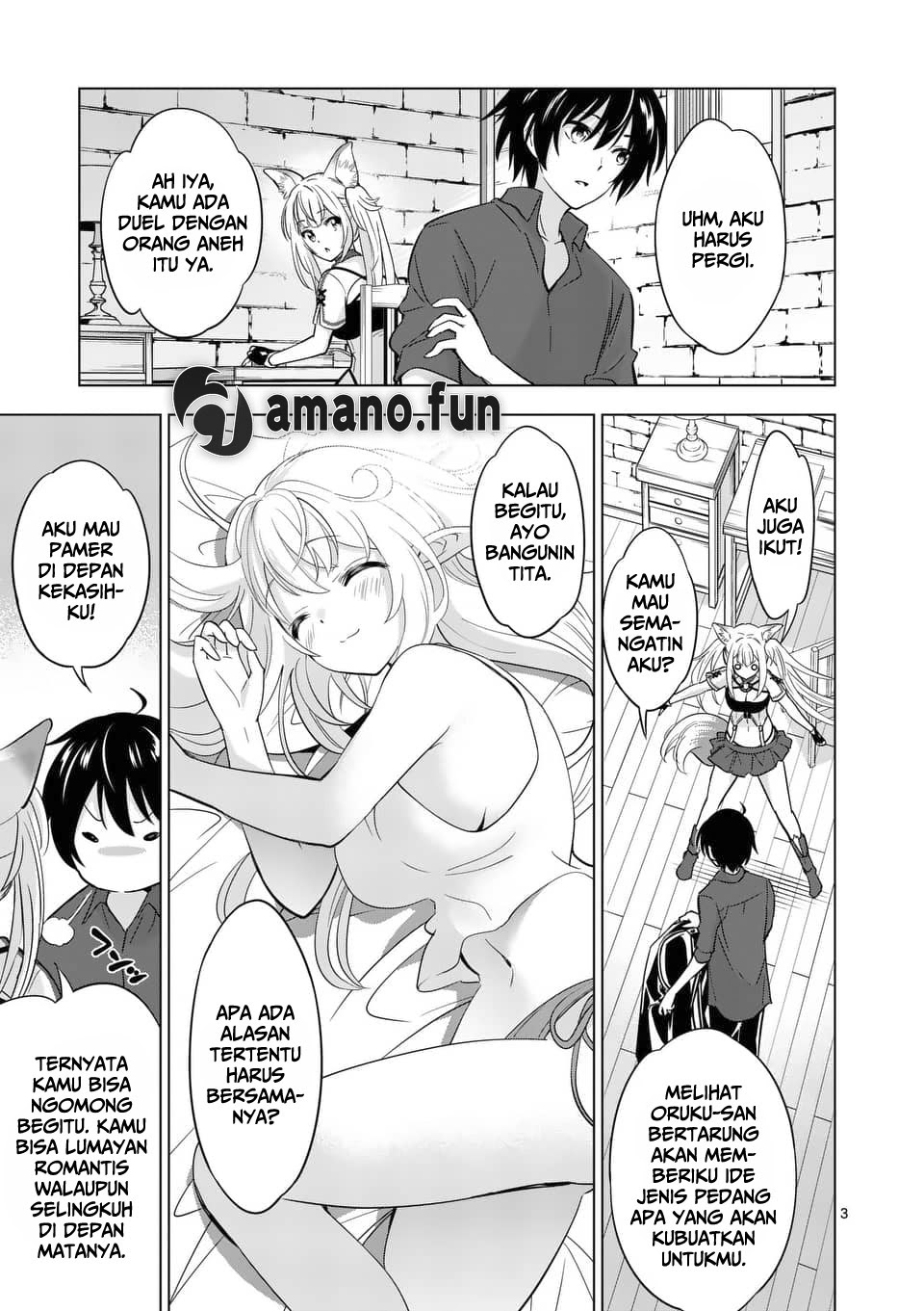 Shijou Saikyou Orc-san no Tanoshii Tanetsuke Harem Zukuri Chapter 30 - halaman 3