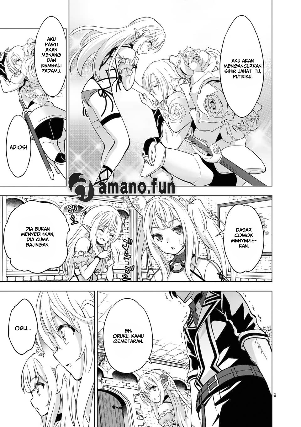 Shijou Saikyou Orc-san no Tanoshii Tanetsuke Harem Zukuri Chapter 30 - halaman 9
