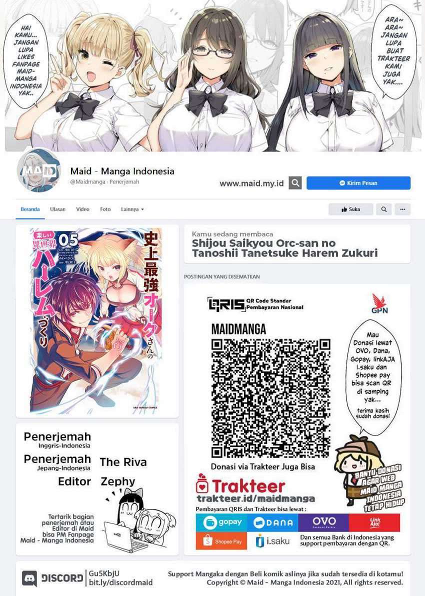 Shijou Saikyou Orc-san no Tanoshii Tanetsuke Harem Zukuri Chapter 51 - halaman 2