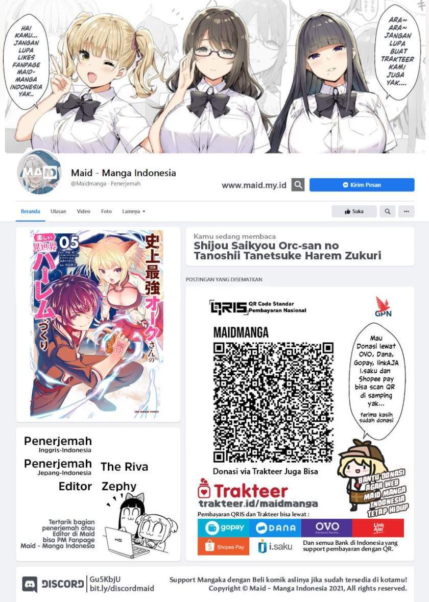 Shijou Saikyou Orc-san no Tanoshii Tanetsuke Harem Zukuri Chapter 62 - halaman 2