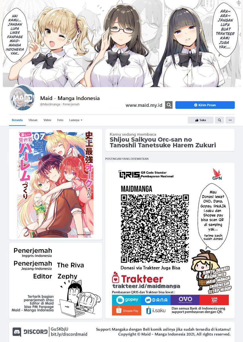 Shijou Saikyou Orc-san no Tanoshii Tanetsuke Harem Zukuri Chapter 76 - halaman 2
