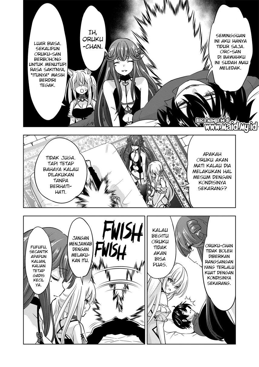 Shijou Saikyou Orc-san no Tanoshii Tanetsuke Harem Zukuri Chapter 79 - halaman 8