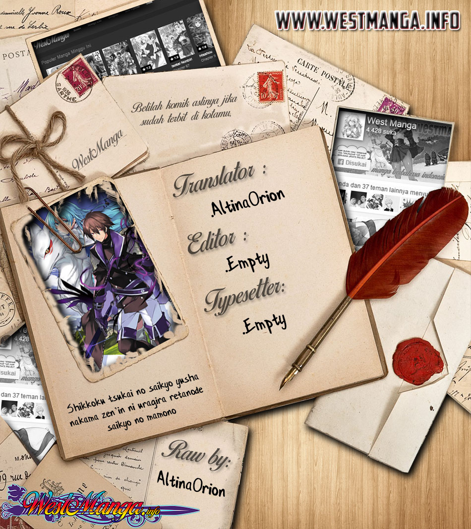 Shikkoku tsukai no saikyo yusha nakama zen’in ni uragira retanode saikyo no mamono Chapter 1 - halaman 2