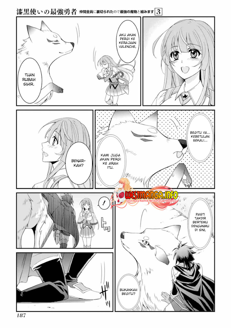 Shikkoku tsukai no saikyo yusha nakama zen’in ni uragira retanode saikyo no mamono Chapter 13 - halaman 18