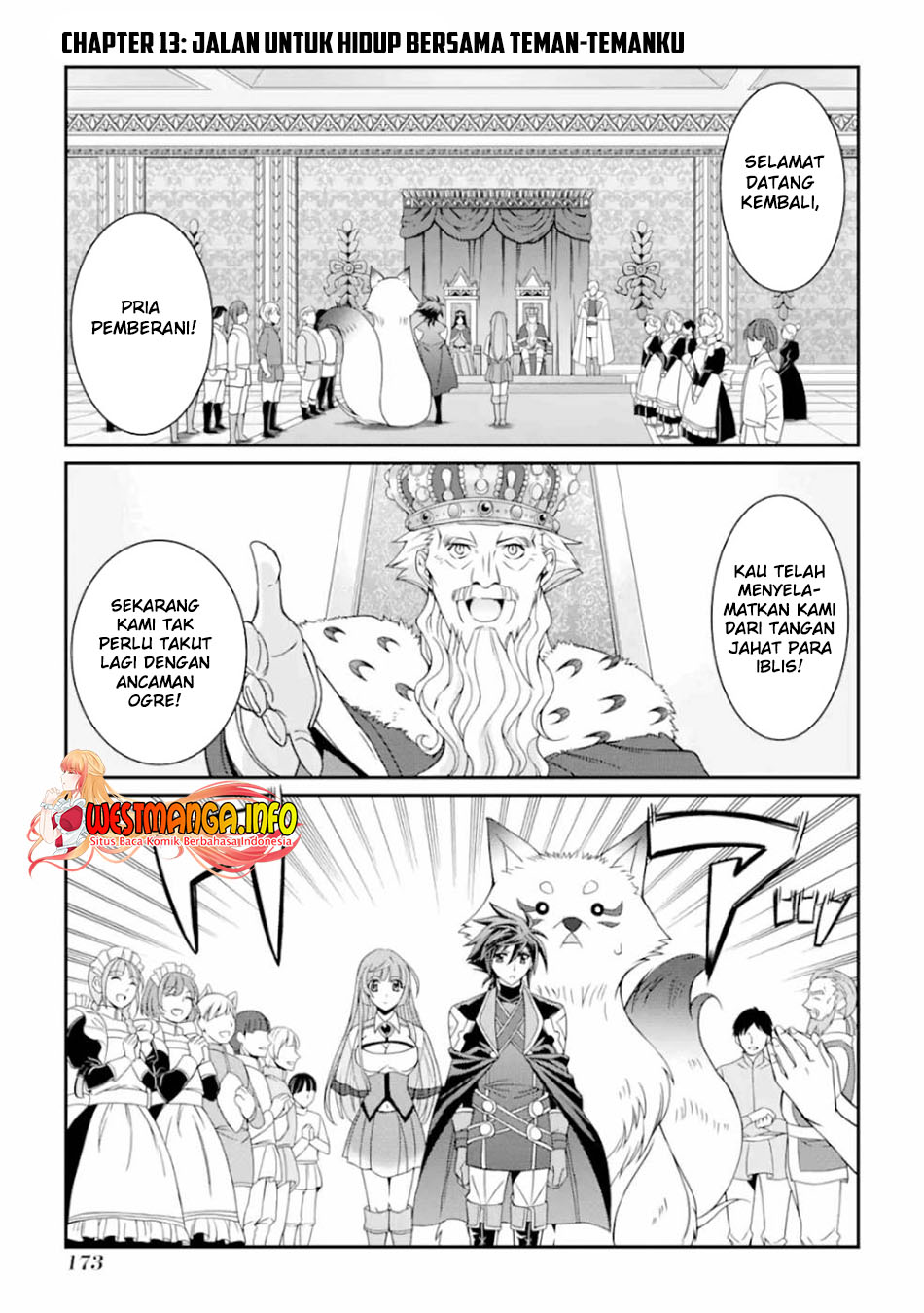 Shikkoku tsukai no saikyo yusha nakama zen’in ni uragira retanode saikyo no mamono Chapter 13 - halaman 2