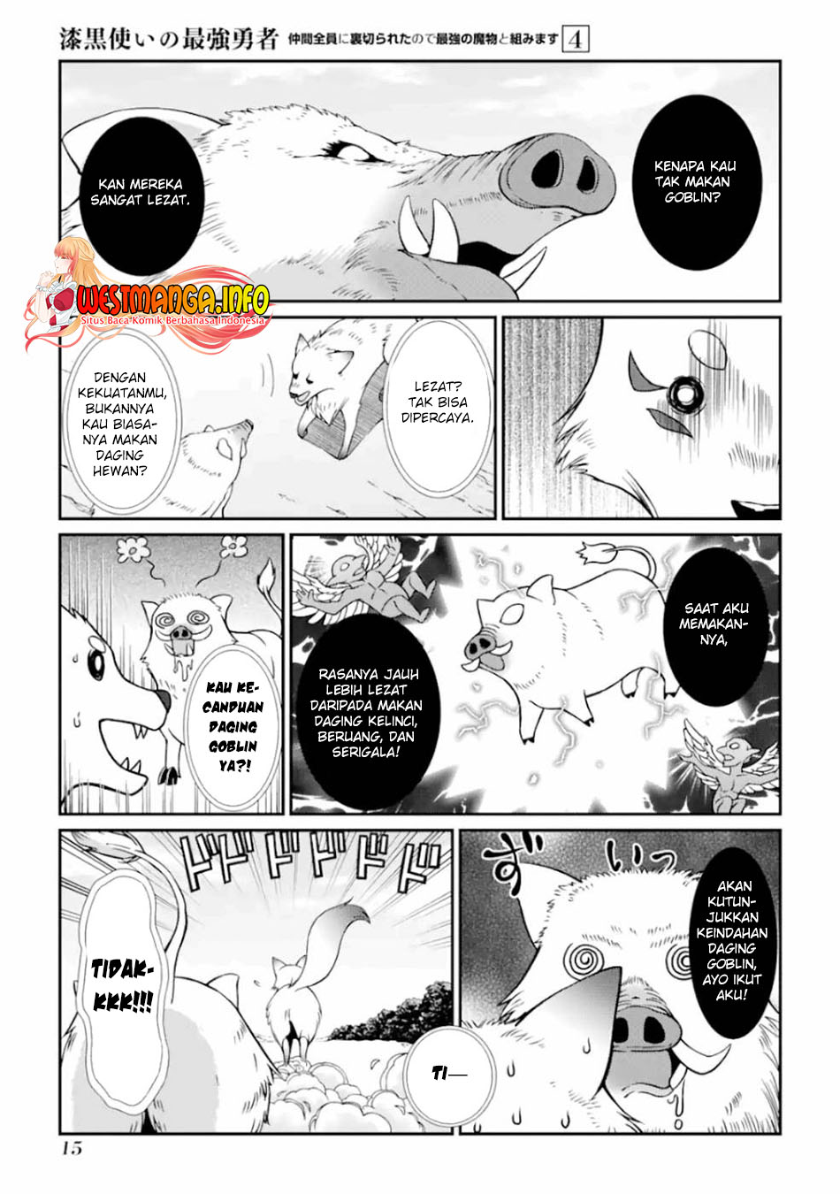 Shikkoku tsukai no saikyo yusha nakama zen’in ni uragira retanode saikyo no mamono Chapter 14 - halaman 16