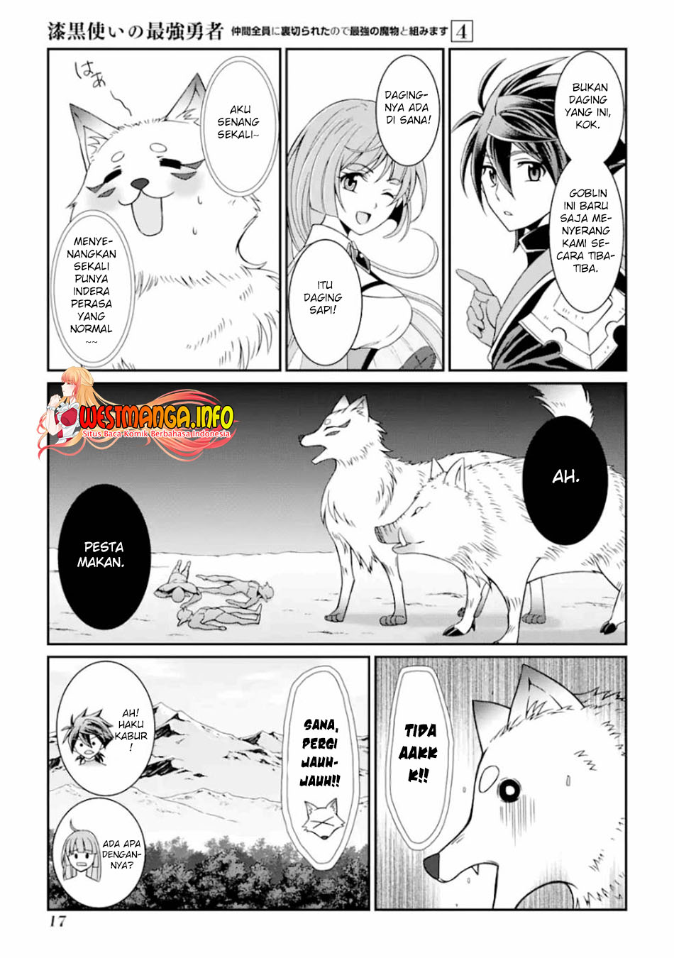Shikkoku tsukai no saikyo yusha nakama zen’in ni uragira retanode saikyo no mamono Chapter 14 - halaman 18