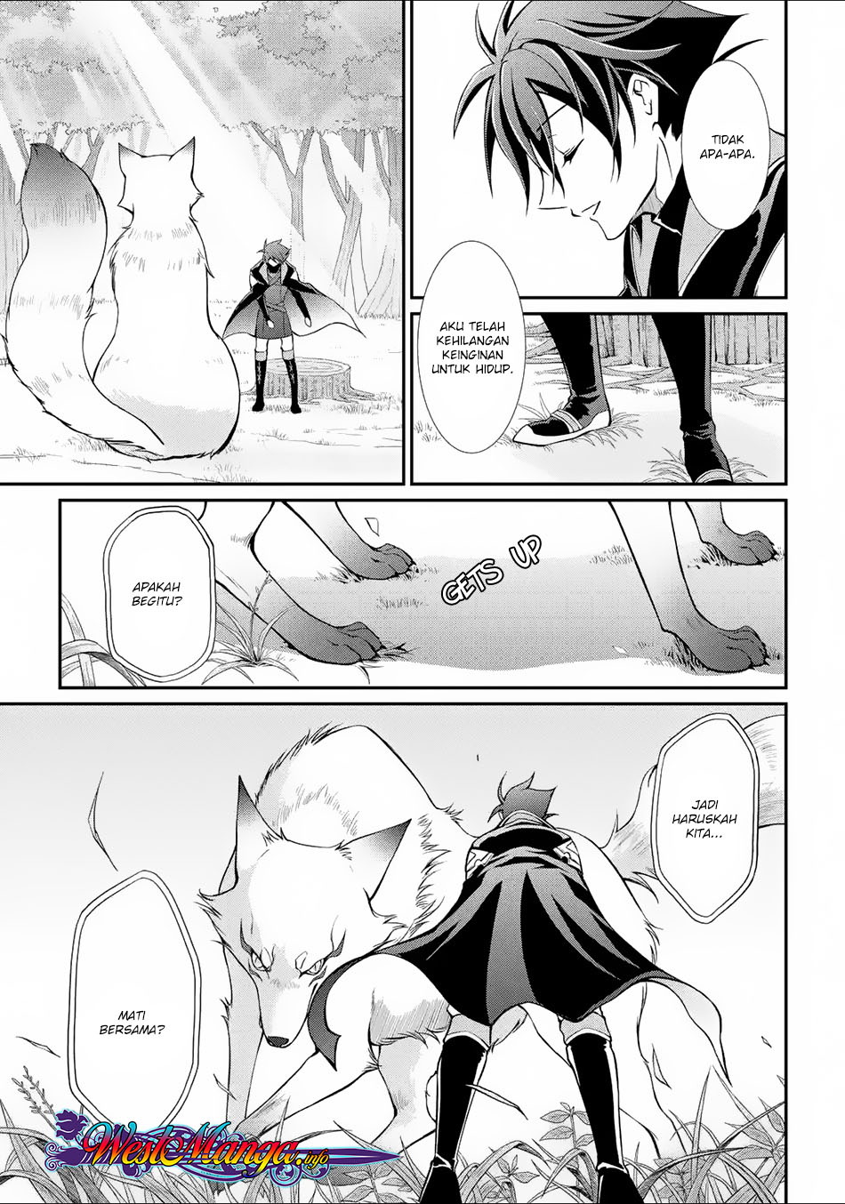 Shikkoku tsukai no saikyo yusha nakama zen’in ni uragira retanode saikyo no mamono Chapter 2.1 - halaman 17