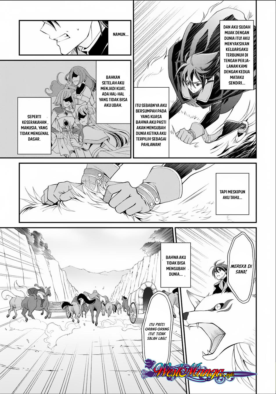 Shikkoku tsukai no saikyo yusha nakama zen’in ni uragira retanode saikyo no mamono Chapter 3.1 - halaman 30