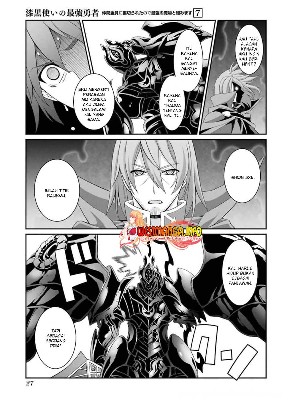 Shikkoku tsukai no saikyo yusha nakama zen’in ni uragira retanode saikyo no mamono Chapter 32 - halaman 25