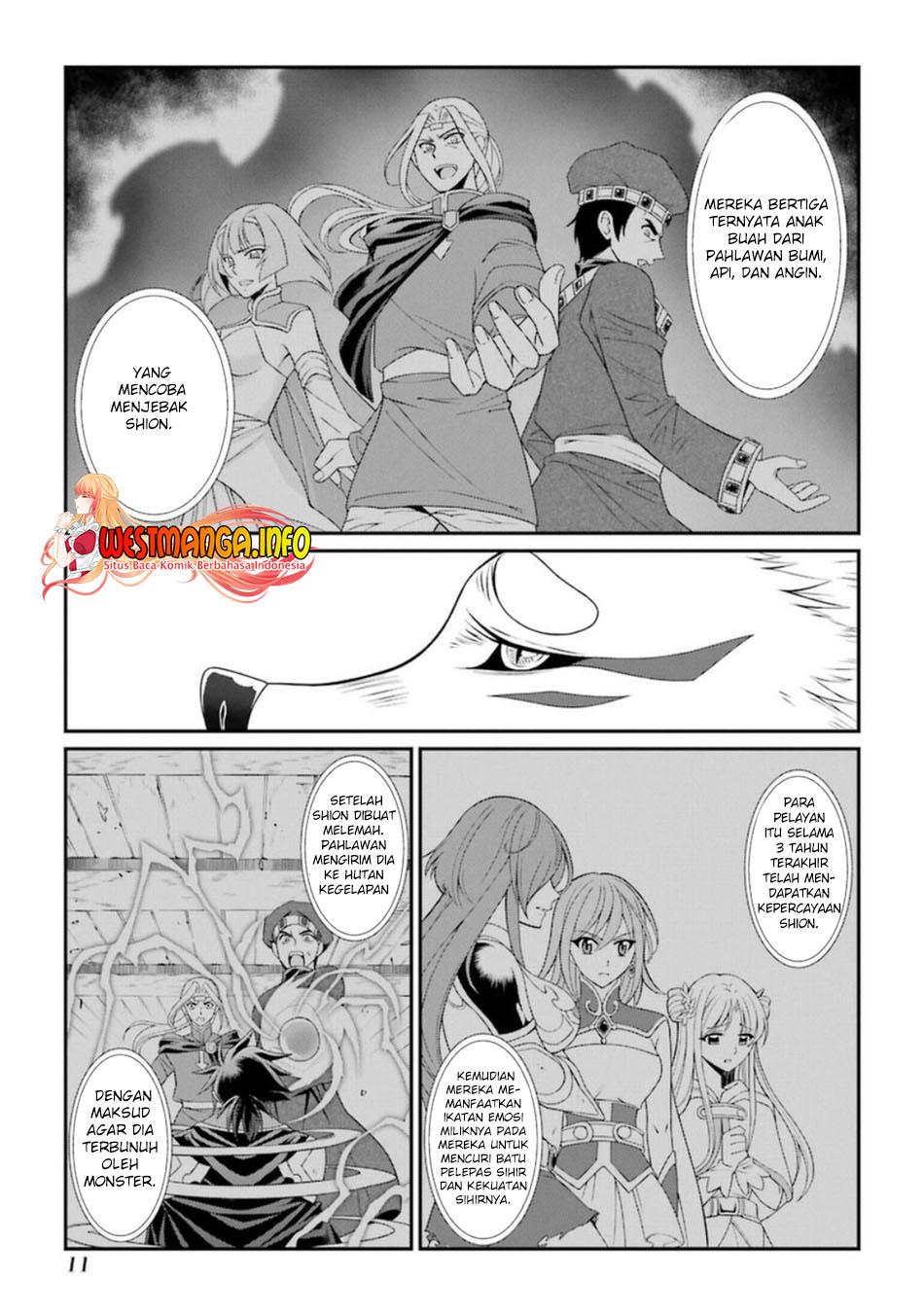 Shikkoku tsukai no saikyo yusha nakama zen’in ni uragira retanode saikyo no mamono Chapter 38 - halaman 11