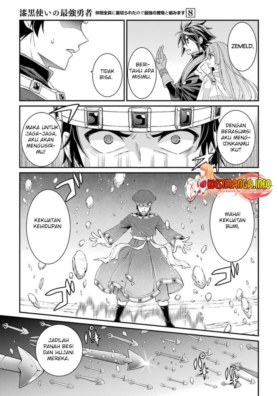 Shikkoku tsukai no saikyo yusha nakama zen’in ni uragira retanode saikyo no mamono Chapter 39 - halaman 9