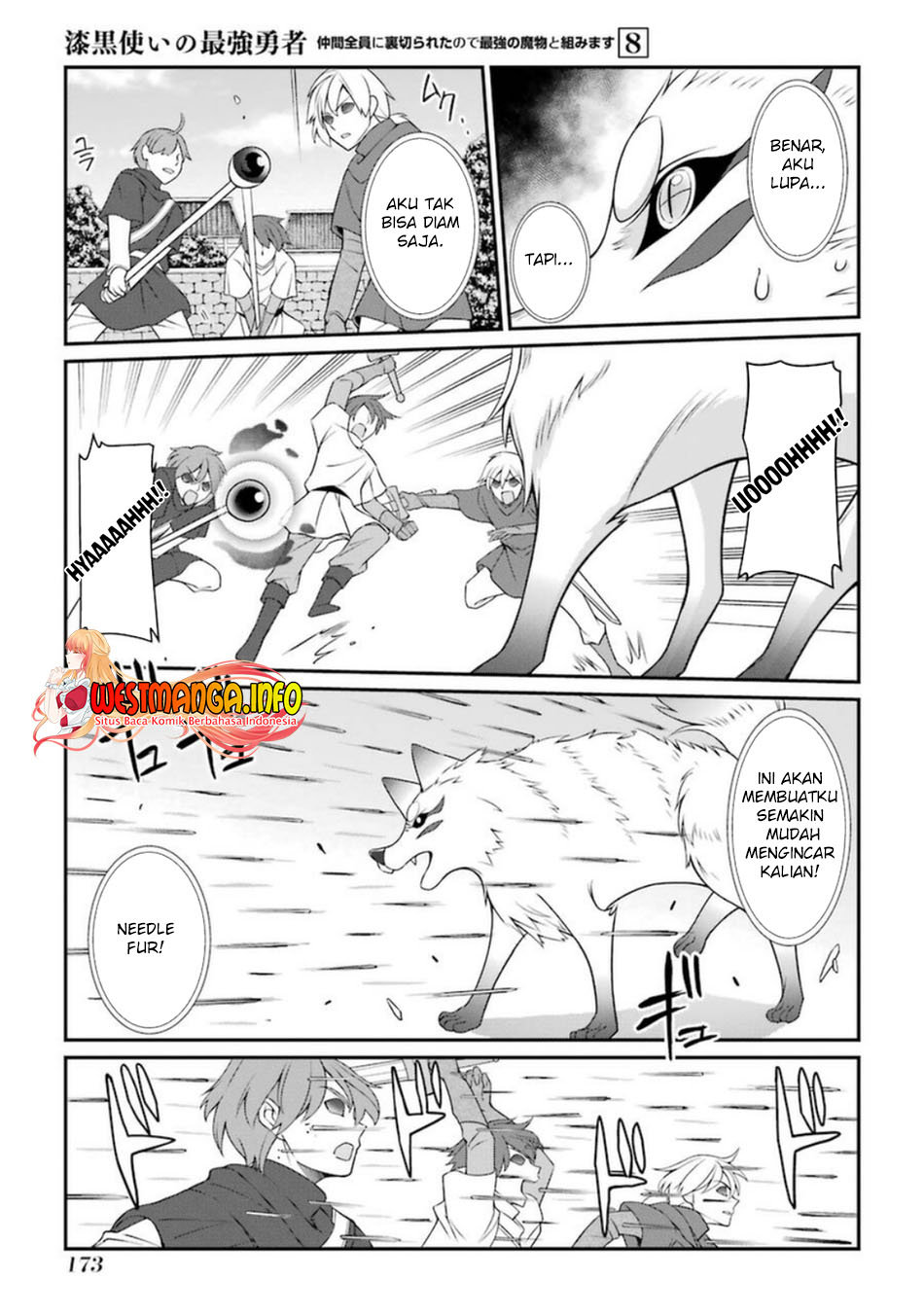Shikkoku tsukai no saikyo yusha nakama zen’in ni uragira retanode saikyo no mamono Chapter 43 - halaman 9