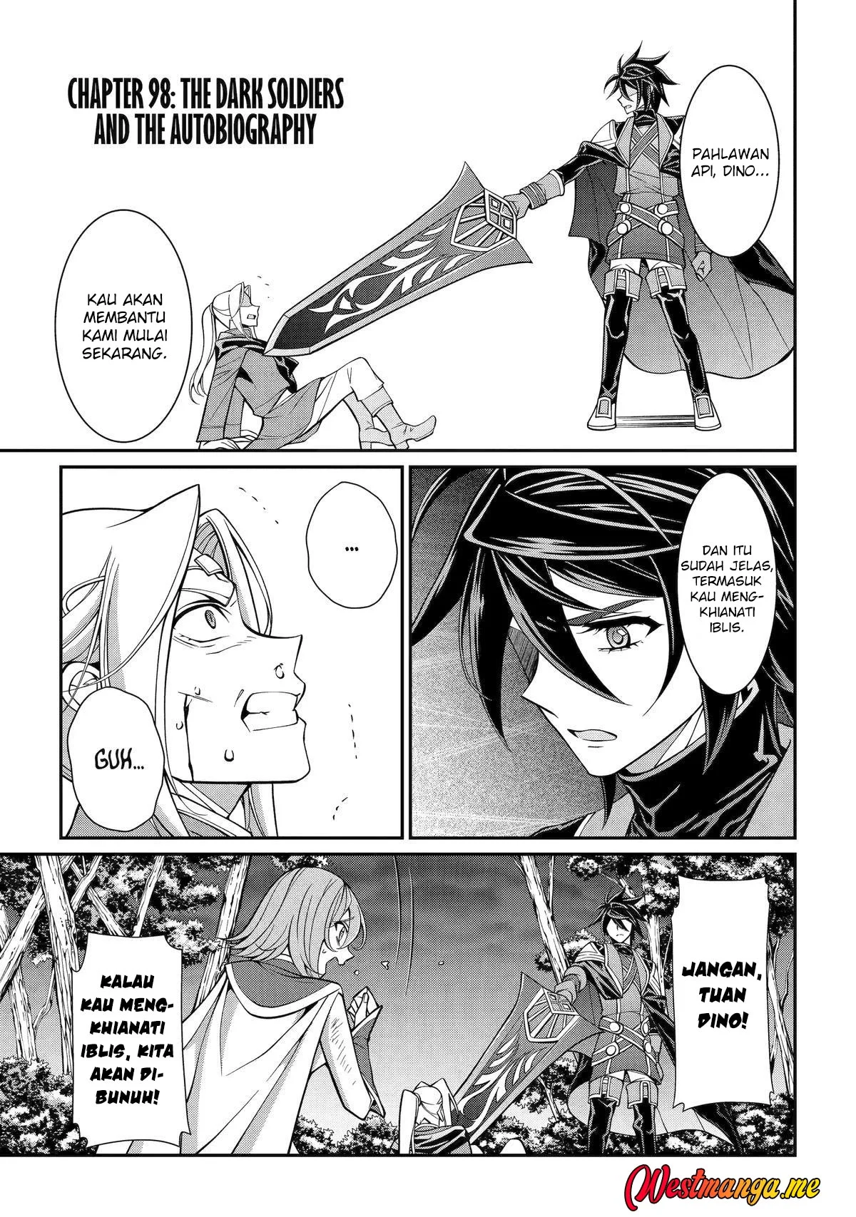 Shikkoku tsukai no saikyo yusha nakama zen’in ni uragira retanode saikyo no mamono Chapter 98 - halaman 2