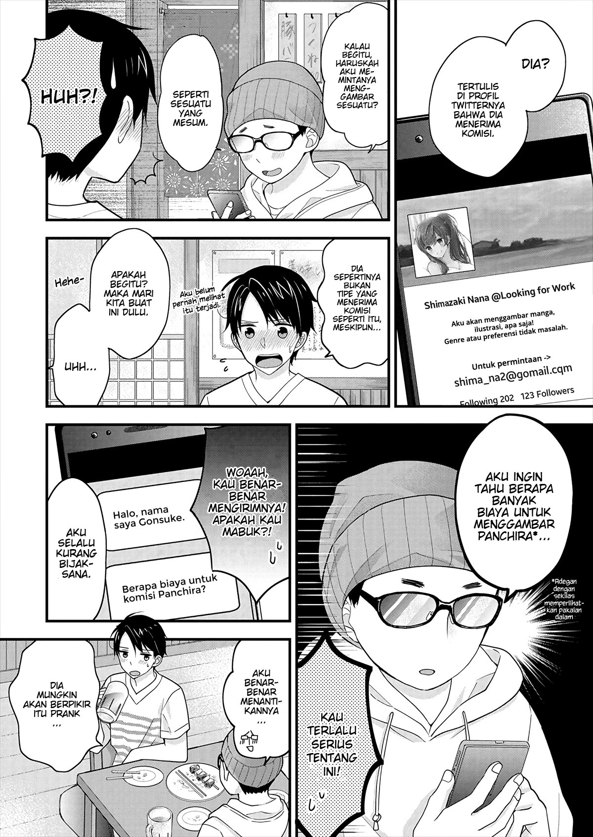 Shimazaki Nana@Oshigoto Boshuuchuu Chapter 1 - halaman 9