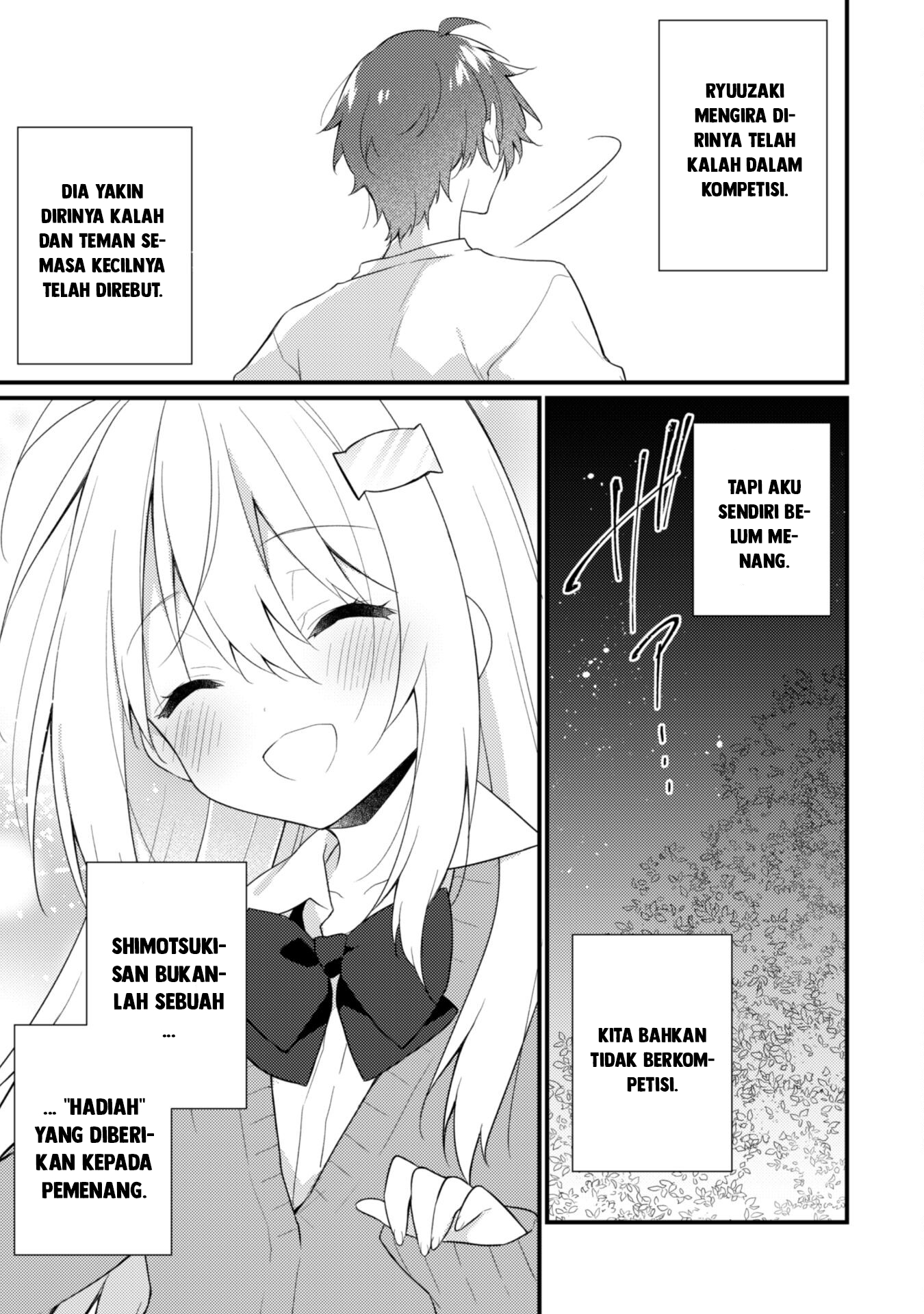 Shimotsuki-san wa Mob ga Suki: Hitomishiri na Kanojo wa Ore ni dake Dere Amai Chapter 14 - halaman 9