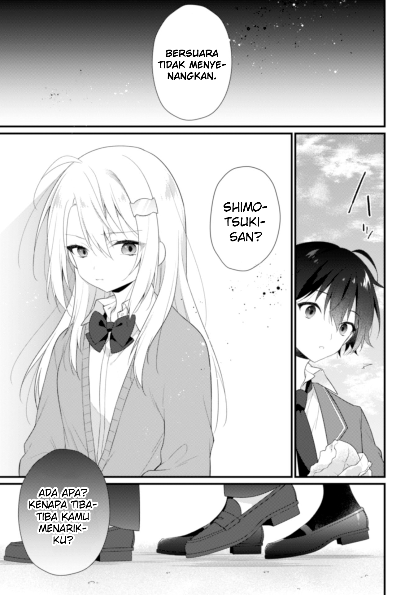 Shimotsuki-san wa Mob ga Suki: Hitomishiri na Kanojo wa Ore ni dake Dere Amai Chapter 2.2 - halaman 9