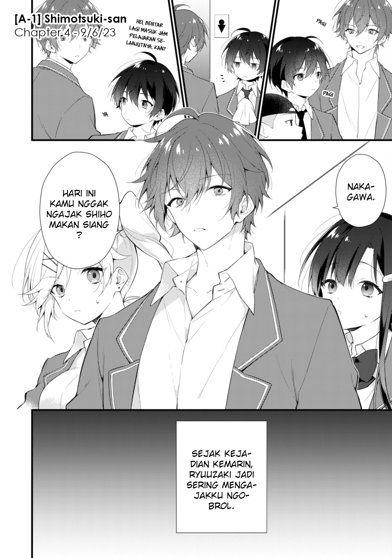 Shimotsuki-san wa Mob ga Suki: Hitomishiri na Kanojo wa Ore ni dake Dere Amai Chapter 4 - halaman 3