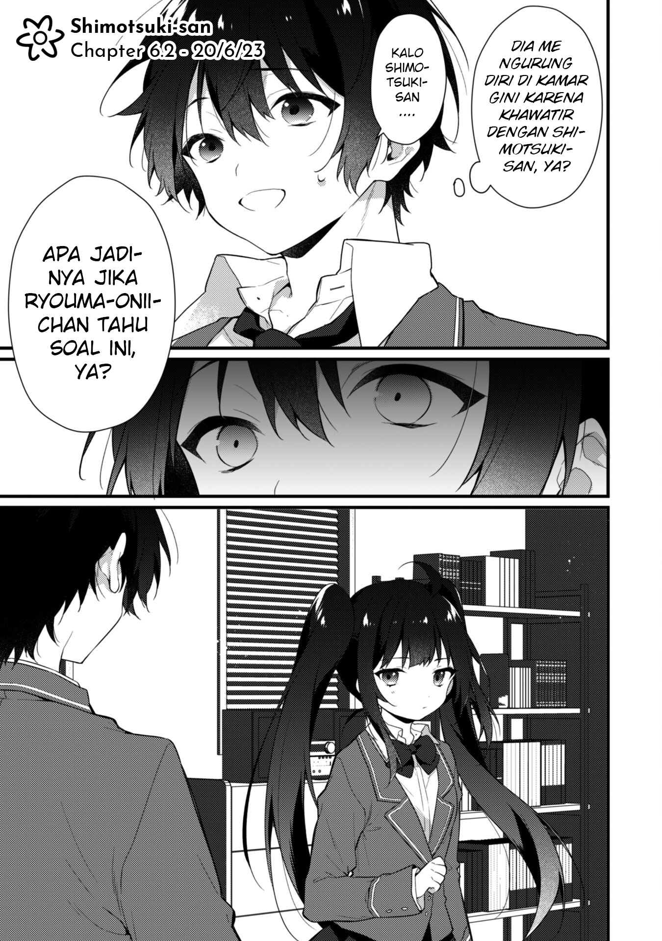 Shimotsuki-san wa Mob ga Suki: Hitomishiri na Kanojo wa Ore ni dake Dere Amai Chapter 6.2 - halaman 5