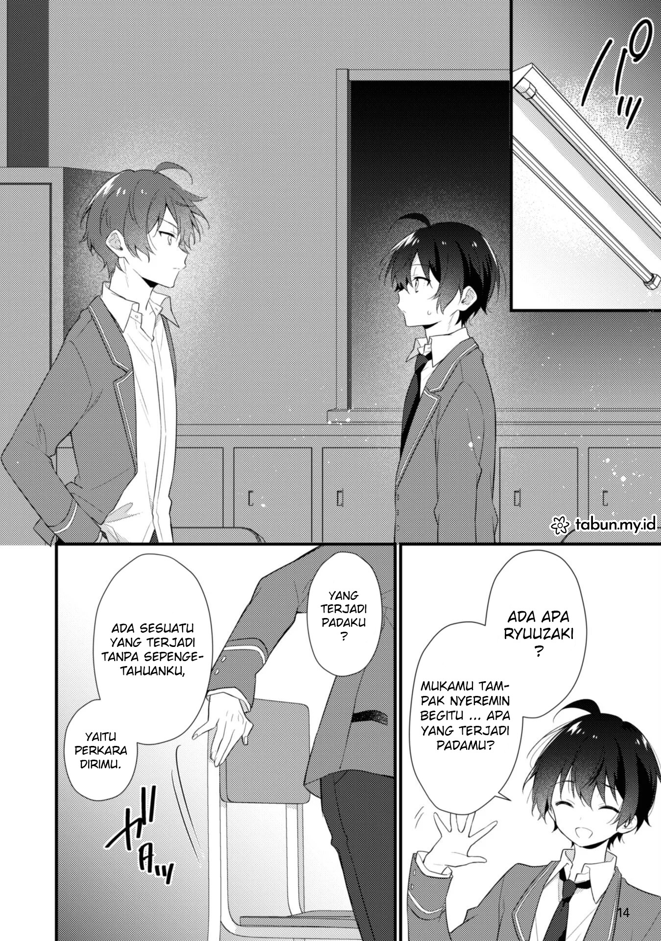 Shimotsuki-san wa Mob ga Suki: Hitomishiri na Kanojo wa Ore ni dake Dere Amai Chapter 8 - halaman 15
