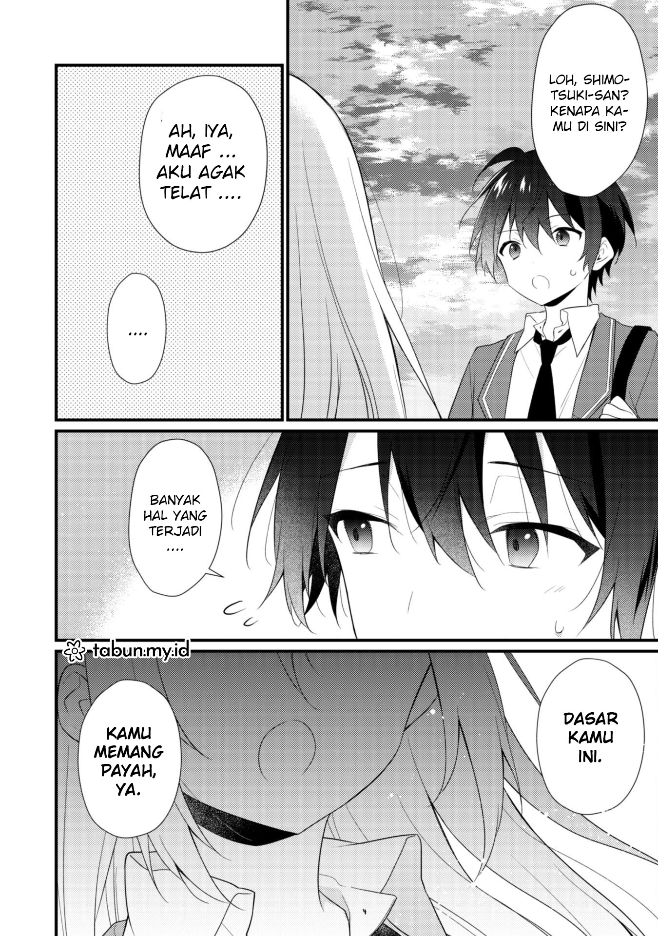 Shimotsuki-san wa Mob ga Suki: Hitomishiri na Kanojo wa Ore ni dake Dere Amai Chapter 9 - halaman 12