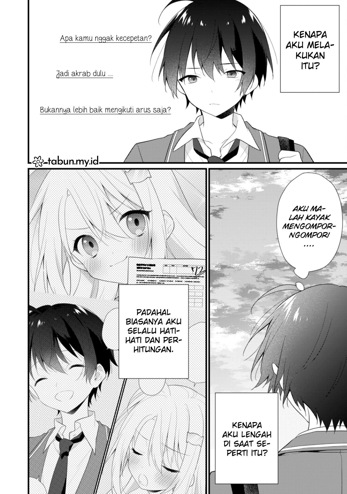 Shimotsuki-san wa Mob ga Suki: Hitomishiri na Kanojo wa Ore ni dake Dere Amai Chapter 9 - halaman 8