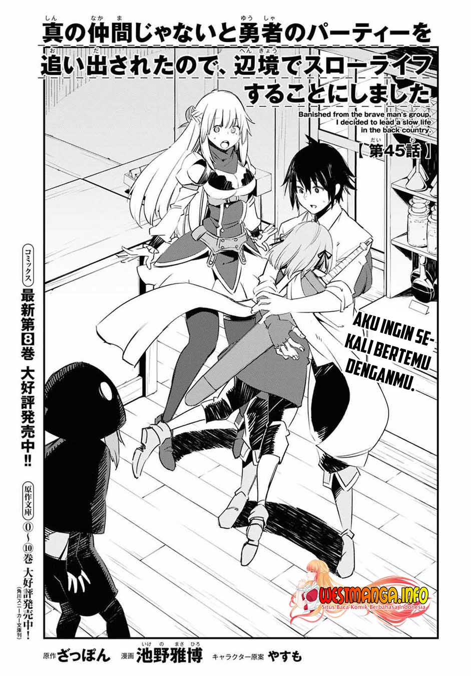 Shin no Nakama ja Nai to Yuusha no Party wo Oidasareta node, Henkyou de Slow Life suru Koto ni Shimashita Chapter 45 - halaman 2