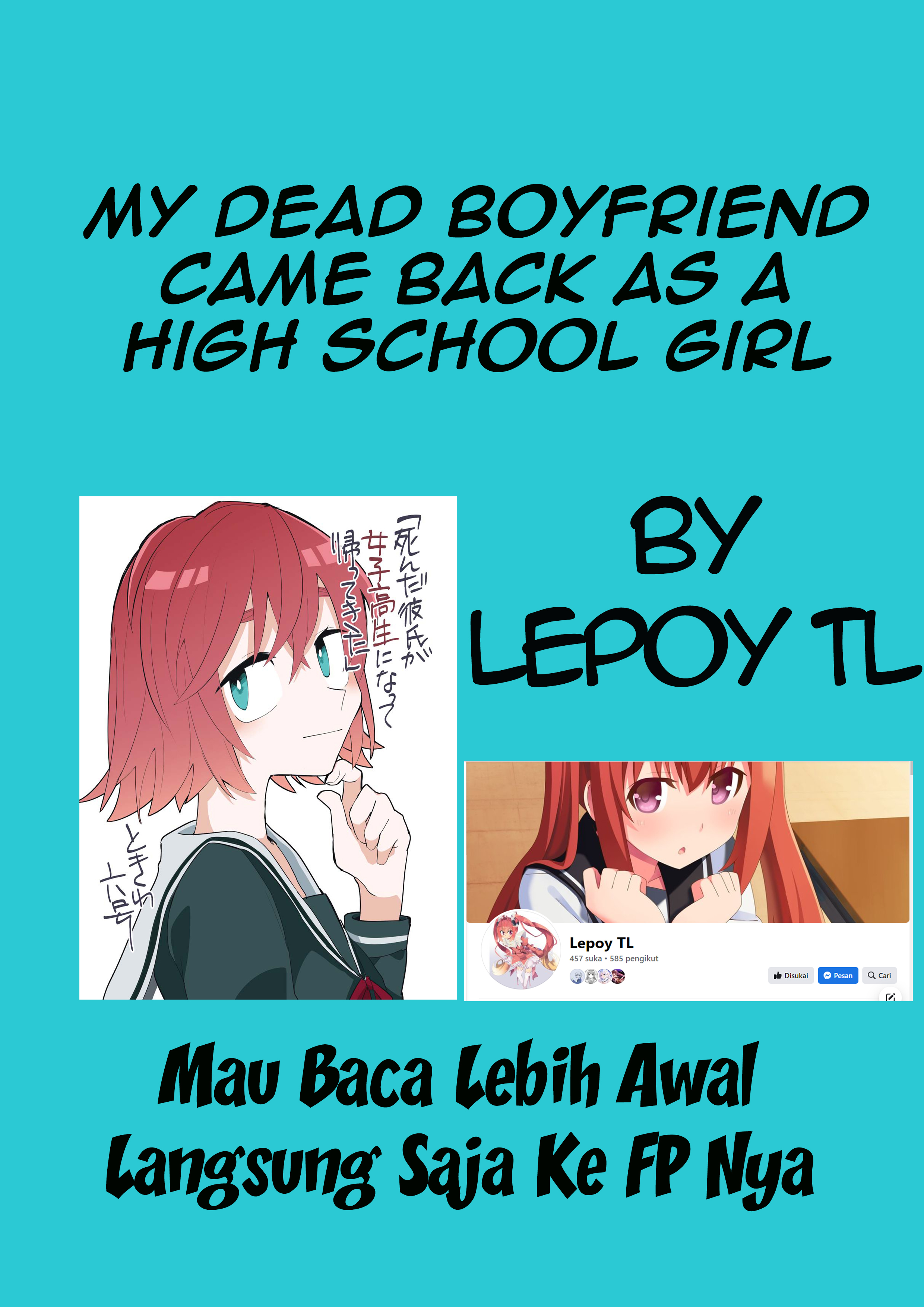 Shinda Kareshi ga Joshikousei ni Natte Kaettekita Chapter 0 - halaman 1