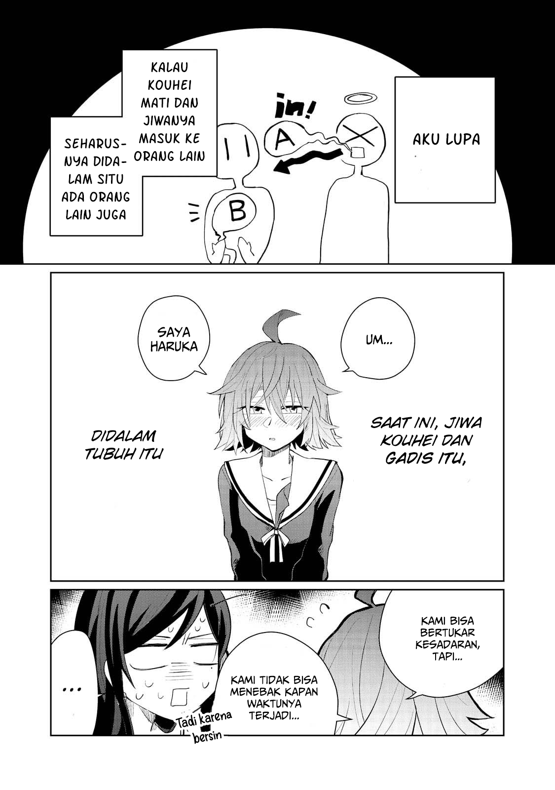 Shinda Kareshi ga Joshikousei ni Natte Kaettekita Chapter 0 - halaman 20